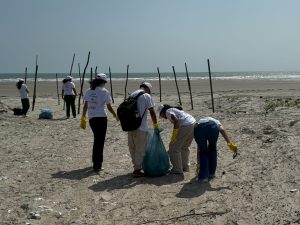 Companhia Porto Piauí mobiliza voluntários para limpeza da Praia de Atalaia