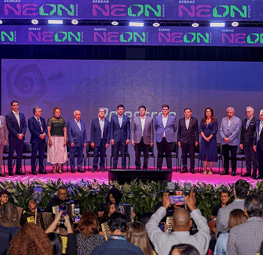 Momento do evento Neon