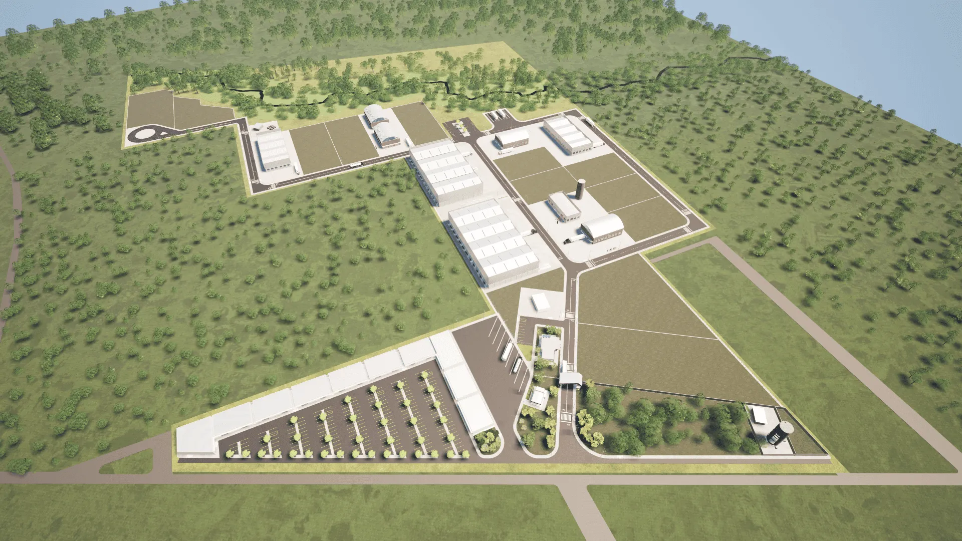 Planta do Parque Empresarial de Piripiri