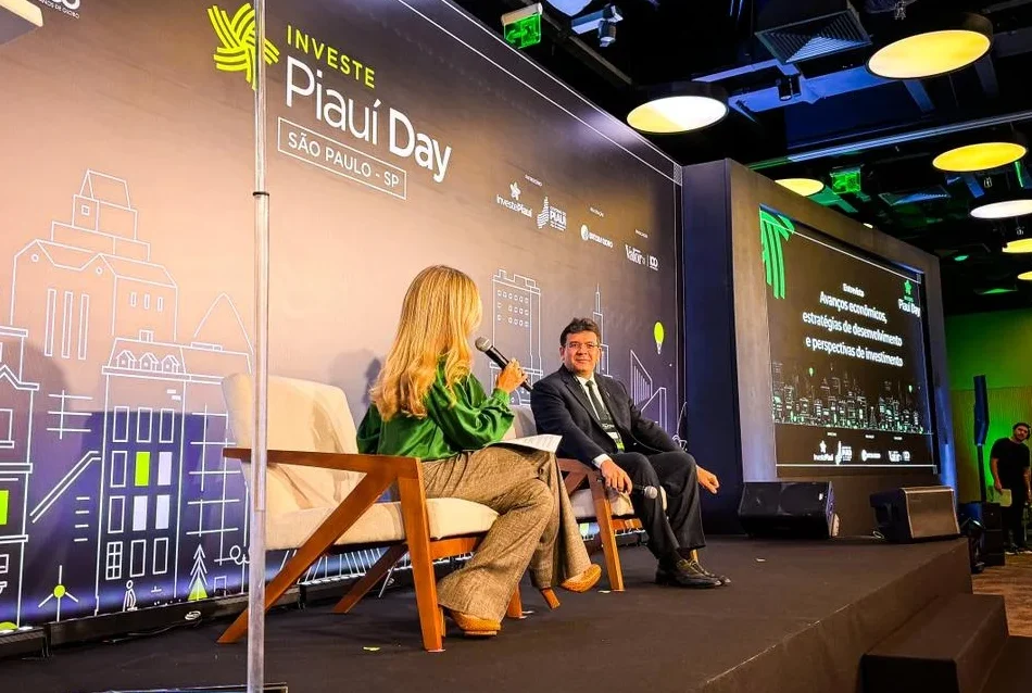 Momento do evento Investe Piauí Day em São Paulo