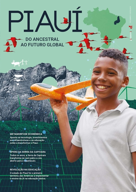Capa Revista Piauí - Ancestral do Futuro