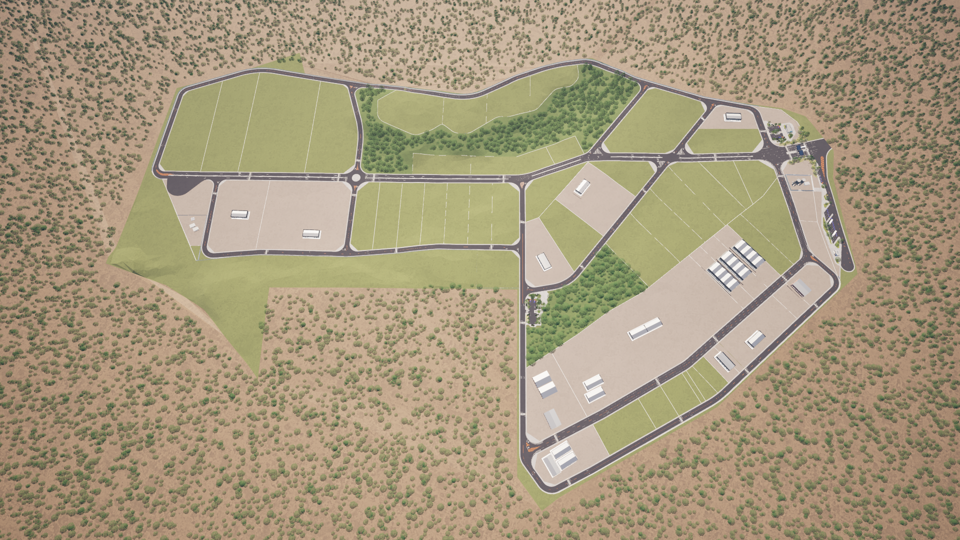 Planta do Parque Empresarial de Picos