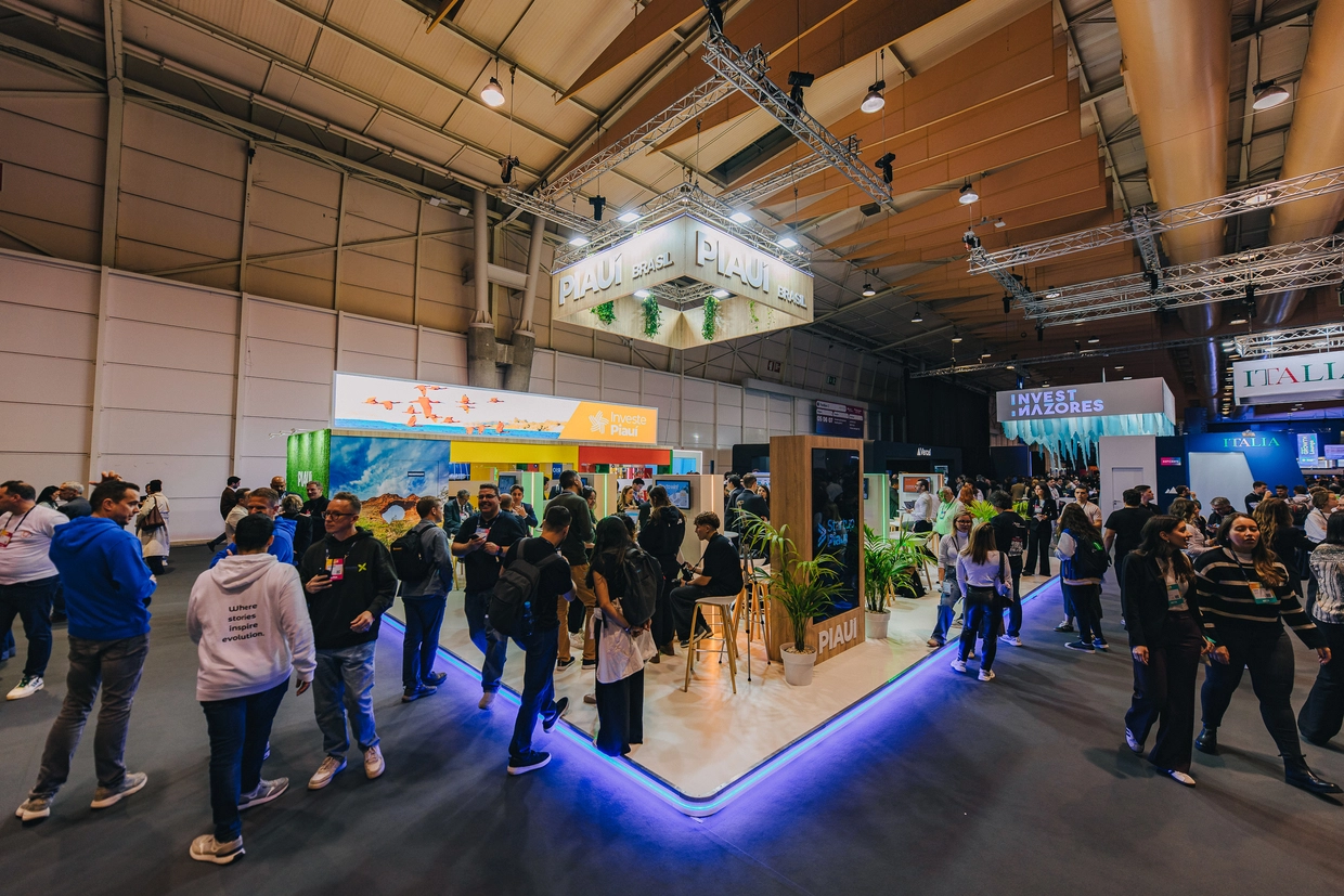 Momento do evento Web Summit Lisboa 2025